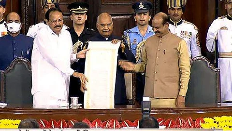 ராம்நாத் கோவிந்த்துக்கு பிரியாவிடை அளித்த நாடாளுமன்றம்