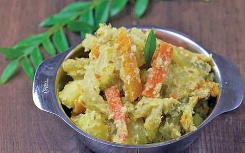 மாங்காய் கேரட் அவியல்