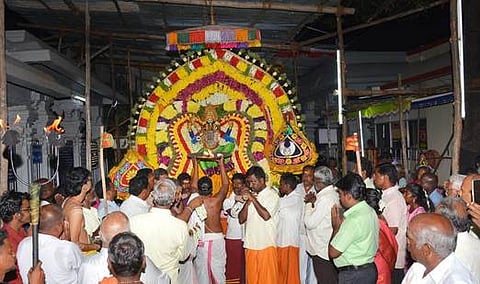 படவேடு ரேணுகாம்பாள் கோயிலில் சுவாமி வீதியுலா