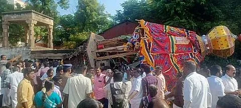 புதுகை தேர் கவிழ்ந்து விபத்து: அண்ணாமலை கண்டனம்