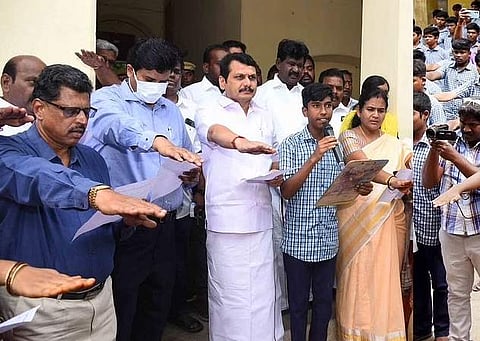 மின்சார சட்டத் திருத்த மசோதாவால் ஏழைகள், விவசாயிகளுக்கு இலவச மின்சாரம் கிடைக்காது: அமைச்சா் செந்தில்பாலாஜி பேட்டி