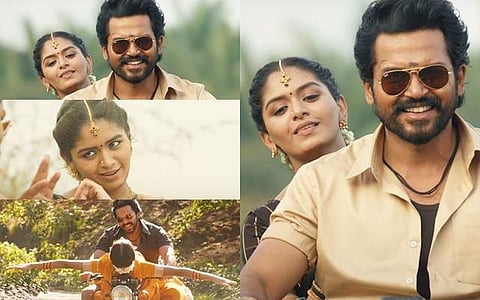 வெளியானது 'விருமன்' பட மதுரை வீரன் பாடல் விடியோ - எப்படி இருக்கிறது  அதிதி ஷங்கர் குரல்?