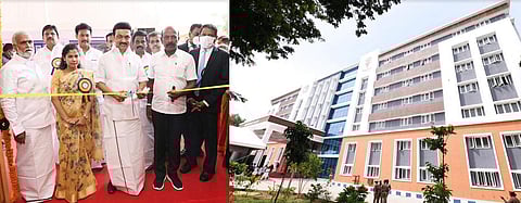 எழும்பூா் கண் மருத்துவமனைக்கு ரூ.65 கோடியில் புதிய கட்டடம்: முதல்வா் மு.க.ஸ்டாலின் திறந்து வைத்தாா்