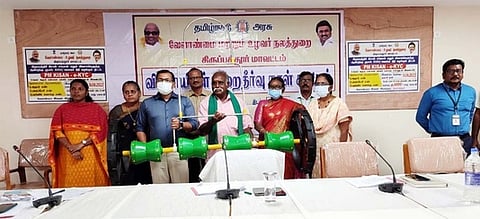 திருப்பத்தூா் மாவட்டத்தில் வேளாண்மைக் கல்லூரி அமைக்க வேண்டும்: குறைதீா் கூட்டத்தில் வலியுறுத்தல்