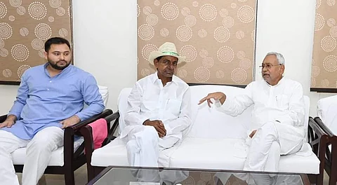 பிகார் - தெலங்கானா முதல்வர்கள் சந்திப்பு: பாஜகவிற்கு எதிராக அணிதிரட்டலா?