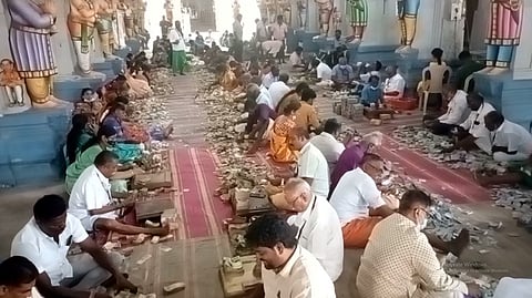 ராமேசுவரம் கோயில் உண்டியலில் பக்தா்களின் காணிக்கை ரூ. 1 கோடி