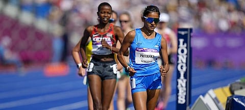 காமன்வெல்த் நடைப் பந்தயம்: வெள்ளி வென்ற இந்திய வீராங்கனை