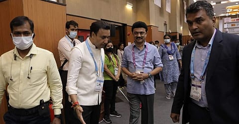 செஸ் ஒலிம்பியாட் அரங்கை மீண்டும் பார்வையிட்ட முதல்வர் ஸ்டாலின்