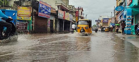 கடலூரில் 10 மி.மீ. மழை