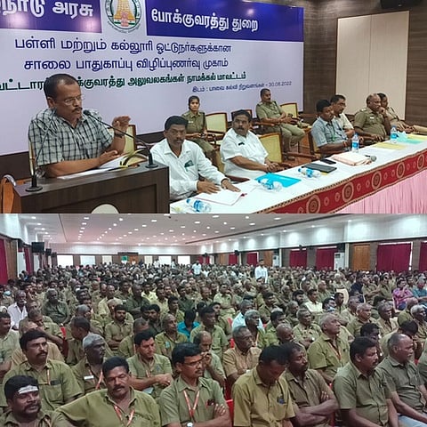 போக்குவரத்து விழிப்புணா்வு முகாம்