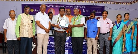 ராசிபுரம் ரோட்டரி சங்கம் இன்னா்வீல் சங்கம் நடத்திய முப்பெரும் விழா