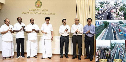 பெருங்களத்தூர் மேம்பாலத்தை முதல்வர் மு.க.ஸ்டாலின் திறந்துவைத்தார்
