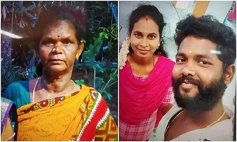 உயிரிழந்த மாமியார் அன்னக்கிளி, மருமகள் சந்தியா, மருத்துவமனையில் உயிருக்கு போராடும் கணவர் ஆனந்த்