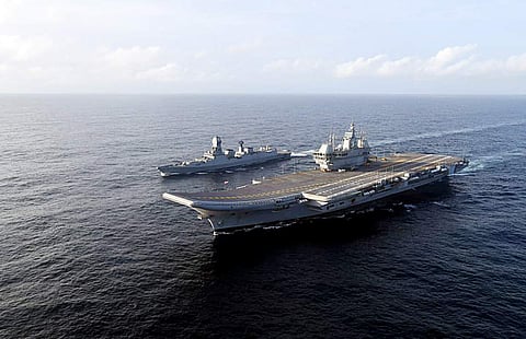 ஐஎன்எஸ் விக்ராந்த் போர்க்கப்பல்.