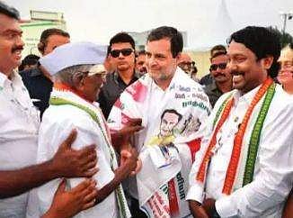 ராகுல்காந்தி 2ஆவது நாளாக நடைப்பயணம்