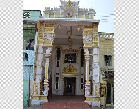 திருவையாறில் தற்போது புதுப்பிக்கப்பட்டுக் காணப்படும் தியாகராஜர் வாழ்ந்த இல்லம்.
