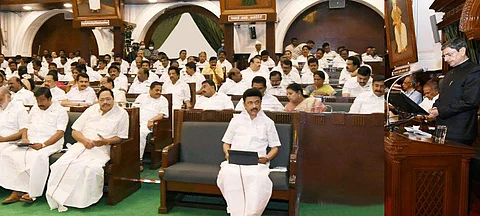 ஆளுநர் உரைக்கு நன்றி கலந்த வருத்தம்: தீர்மானம் தாக்கல்