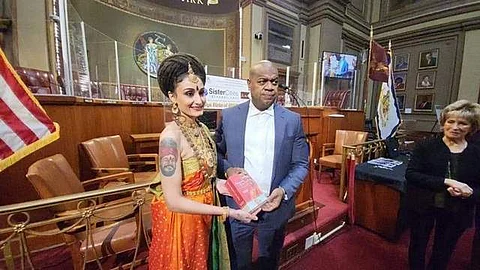 ஐ.நா.வுக்கான கைலாசாவின் நிரந்தர தூதர் விஜயப்ரியா நித்யானந்தா