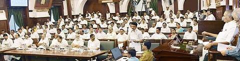 சேது சமுத்திர திட்டம்: பேரவையில் தீா்மானம்
