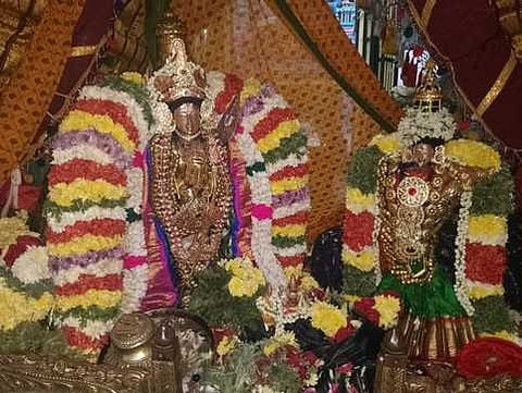 நாங்கூரில் இன்று 11 பெருமாள் கருட சேவை உற்சவம்