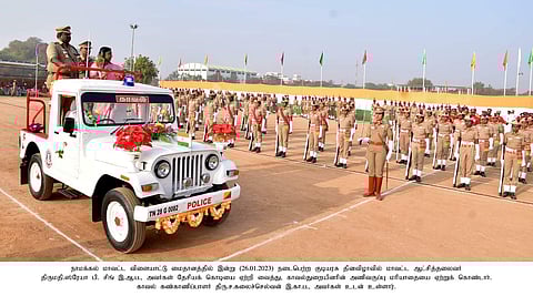 நாமக்கல் மாவட்டத்தில் 74-ஆவது குடியரசு தின விழா