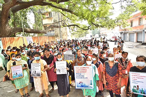 செவிலியர்களுடன் அரசு நடத்திய பேச்சு தோல்வி: நாளை உண்ணாவிரத போராட்டம்