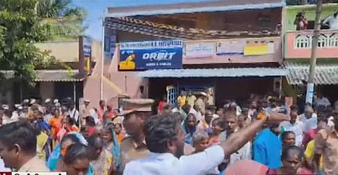 பரந்தூரில் ஐஐடி குழு ஆய்வு: பொதுமக்கள் எதிர்ப்பு!!