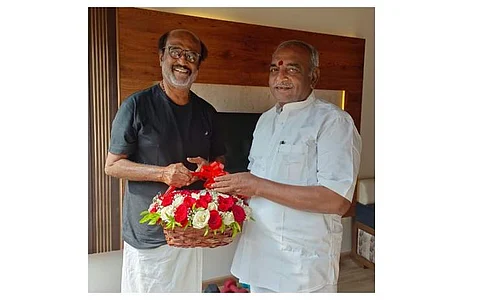 நடிகர் ரஜினிகாந்துடன் பொன்.ராதாகிருஷ்ணன்‌ திடீர் சந்திப்பு!