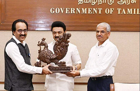 முதல்வர் ஸ்டாலினுடன் இஸ்ரோ தலைவர் சந்திப்பு