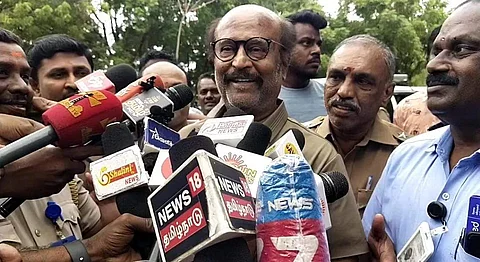 லியோ படம் மிகப்பெரிய வெற்றி அடைய வாழ்த்துகள்: ரஜினிகாந்த்