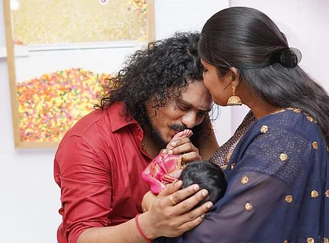 மகளின் பெயரை அறிவித்த நடிகர் புகழ்!