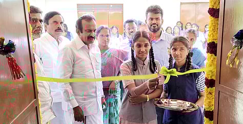 ஈங்கூா் அரசுப் பள்ளியில் கூடுதல் வகுப்பறை திறப்பு