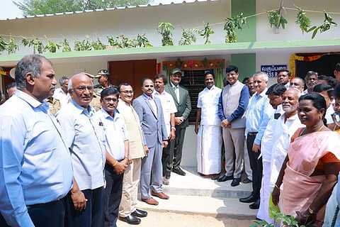 என்எல்சி சாா்பில் கட்டப்பட்ட புதிய வகுப்பறைகள் திறப்பு