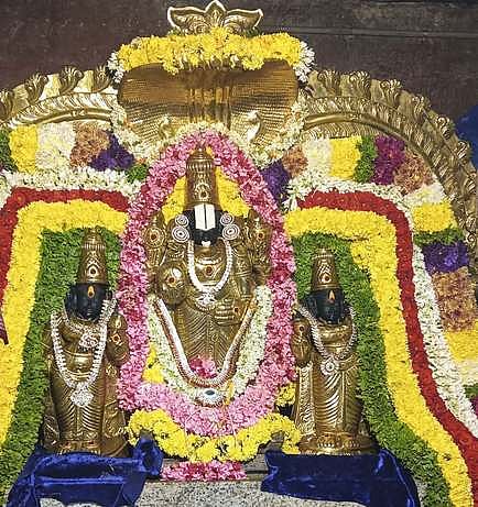 சிறப்பு அலங்காரத்தில் பக்தா்களுக்கு அருள்பாலித்த பிரசன்ன வெங்கடேச பெருமாள்.