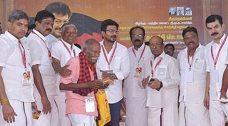 திமுகவில் உழைப்பவா்களுக்கு உயா்வு உண்டு: உதயநிதி ஸ்டாலின்