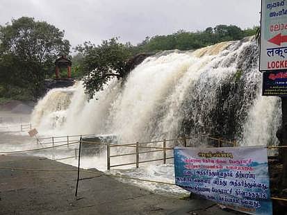 திற்பரப்பு அருவியில் குளிக்கத் தடை