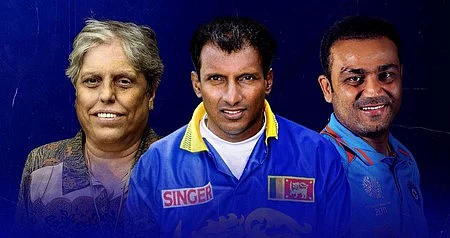 ஐசிசி ஹால் ஆஃப் ஃபேமில் சேவாக், எடுல்ஜி, அரவிந்த டி சில்வா