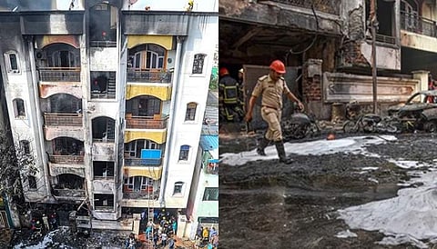 தீக்கு இரையானக் கட்டடம்!