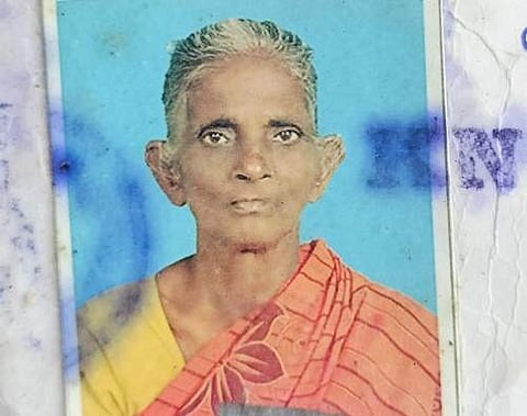  கார் விபத்தில் காயமடைந்த மூதாட்டி ஜெயம்மாள்