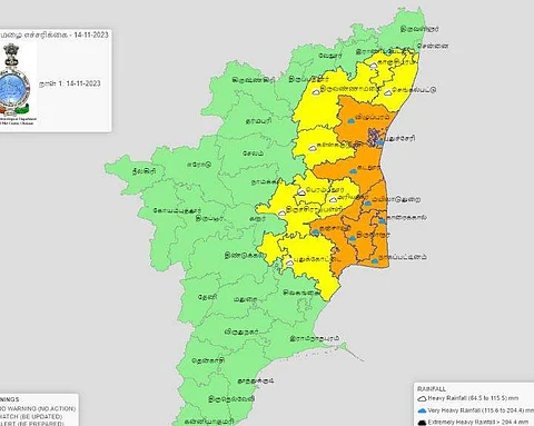 டெல்டா மாவட்டங்களுக்கு சிவப்பு எச்சரிக்கை!