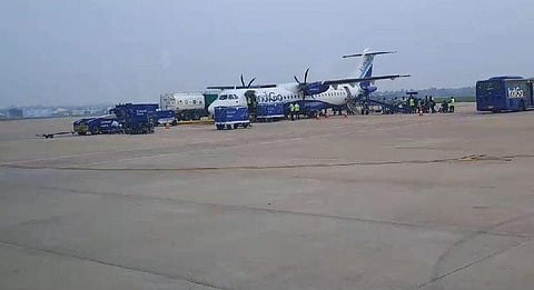 திருச்சியில் இண்டிகோ விமானத்தில் கோளாறு