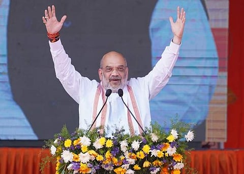 தெலங்கானாவில் அமித் ஷா.