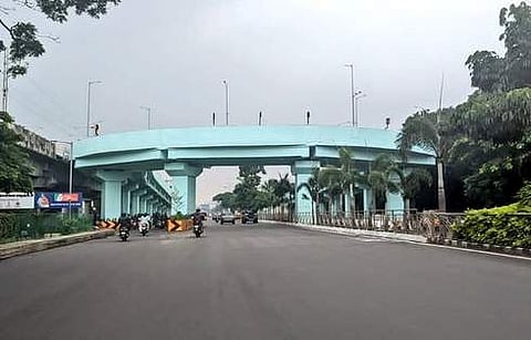 கட்டப்பட்டுள்ள யு டர்ன் மேம்பாலம்