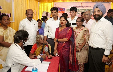மருத்துவ முகாமில்...