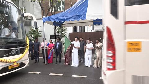 வால்வோ சொகுசுப் பேருந்தை தொடங்கிவைத்தார் முதல்வர் ஸ்டாலின்
