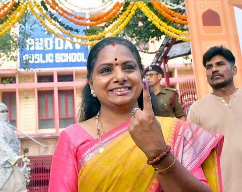 முதல்வர் சந்திரசேகர் ராவின் மகள் கவிதா.