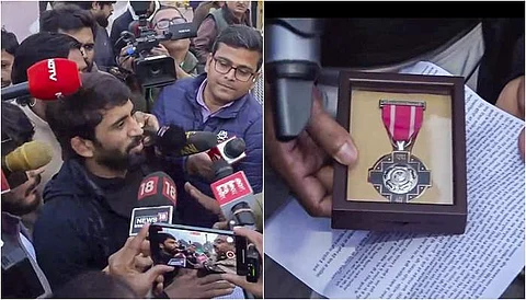 பத்மஸ்ரீ விருதை திருப்பியளிக்கும் பஜ்ரங் புனியா!