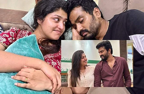 கணவர் கொடுத்த இன்ப அதிர்ச்சி: மகிழ்ச்சி வெள்ளத்தில் சீரியல் நடிகை!