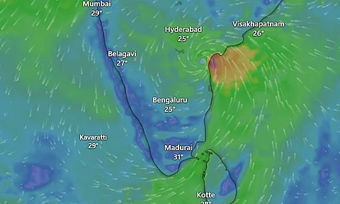 அடுத்த 3 மணி நேரத்தில் மிக்ஜம் புயல் பாபட்லாவில் கரையைக் கடக்கும்!
