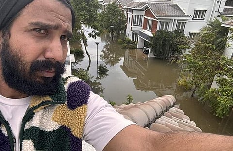 மின்சாரமில்லை; சிக்னலுமில்லை: உதவும்படி புகைப்படம் பகிர்ந்த நடிகர் விஷ்ணு விஷால்! 